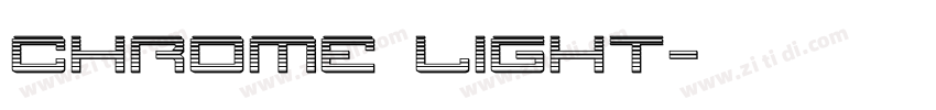 Chrome Light字体转换
